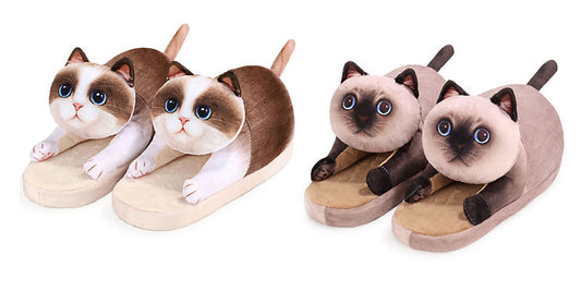 Step into Comfort and Cuteness with Cat-Inspired Slippers