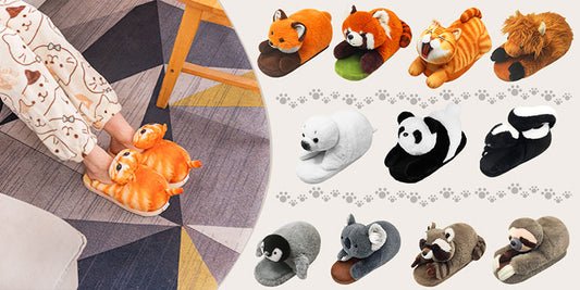 Cozy Comfort Meets Playful Fun: Discover Our Unique Animal Slippers Collection