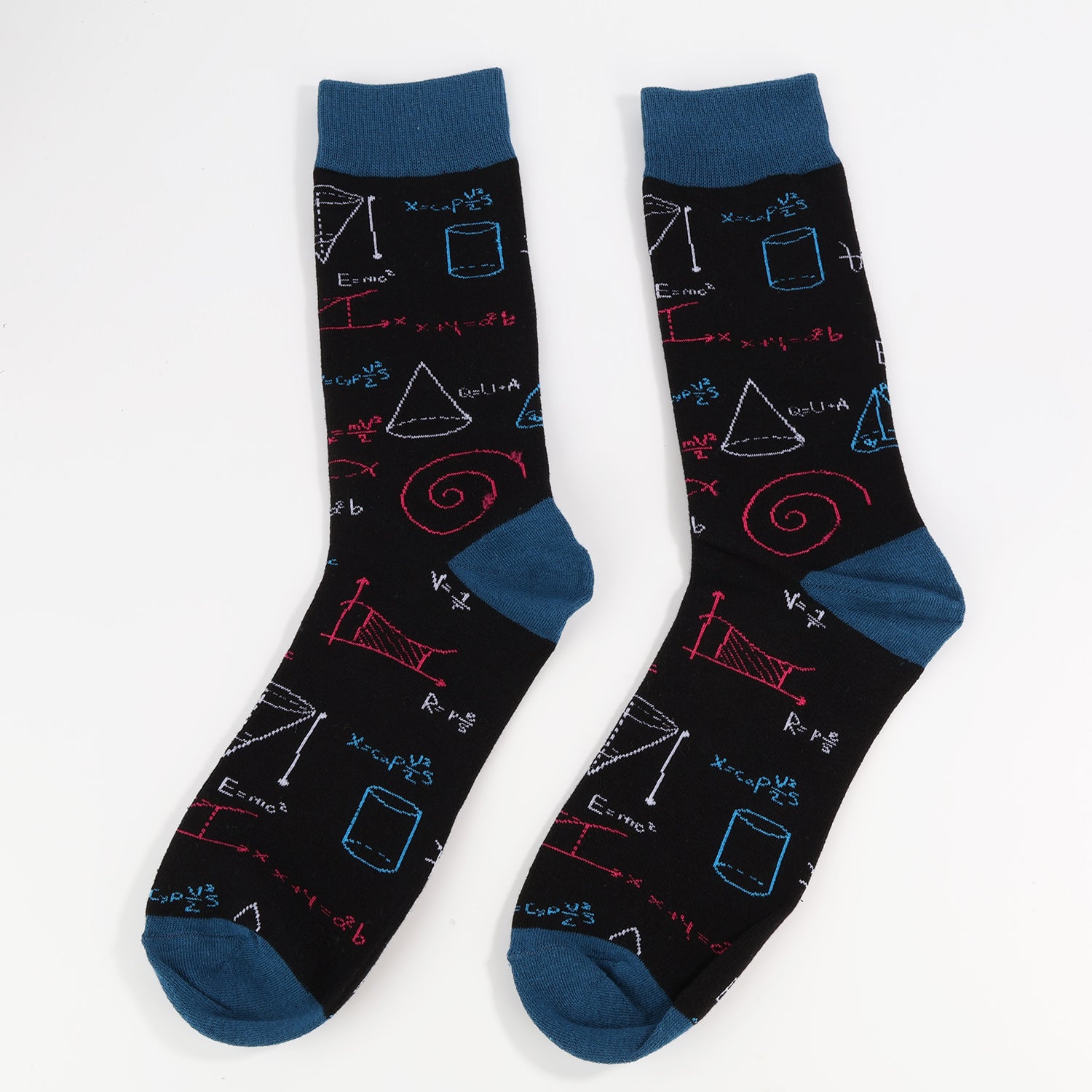 Navy Equation Socks-2