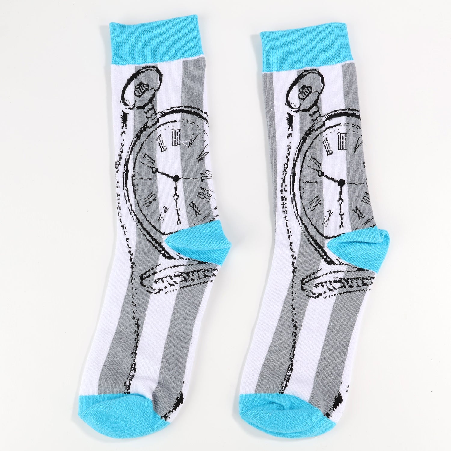 Blue Pocket Watch Socks-2