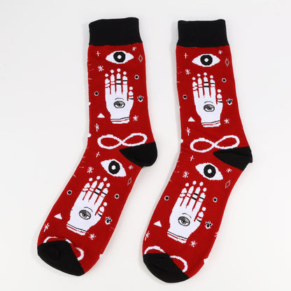 Red Palm Socks