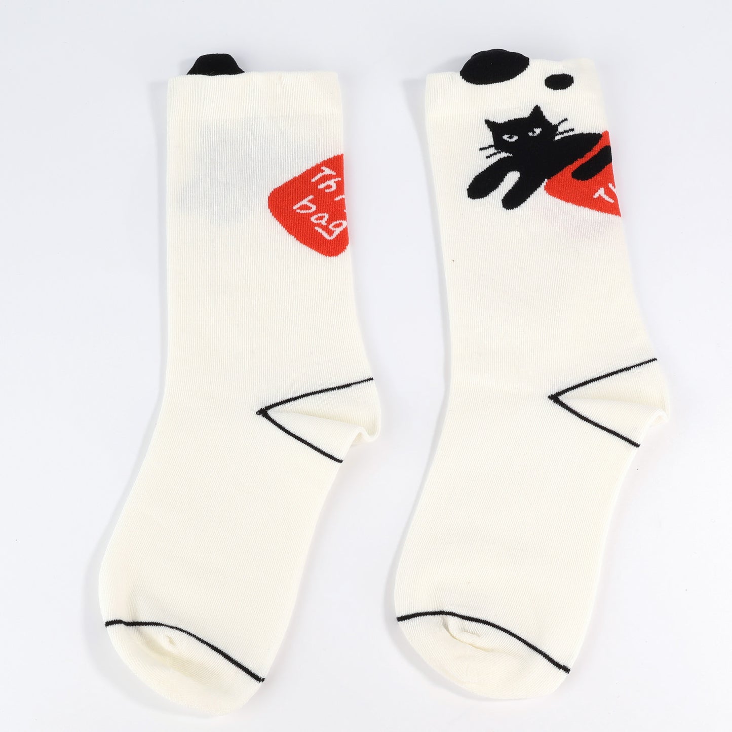 White Kitten Socks-2