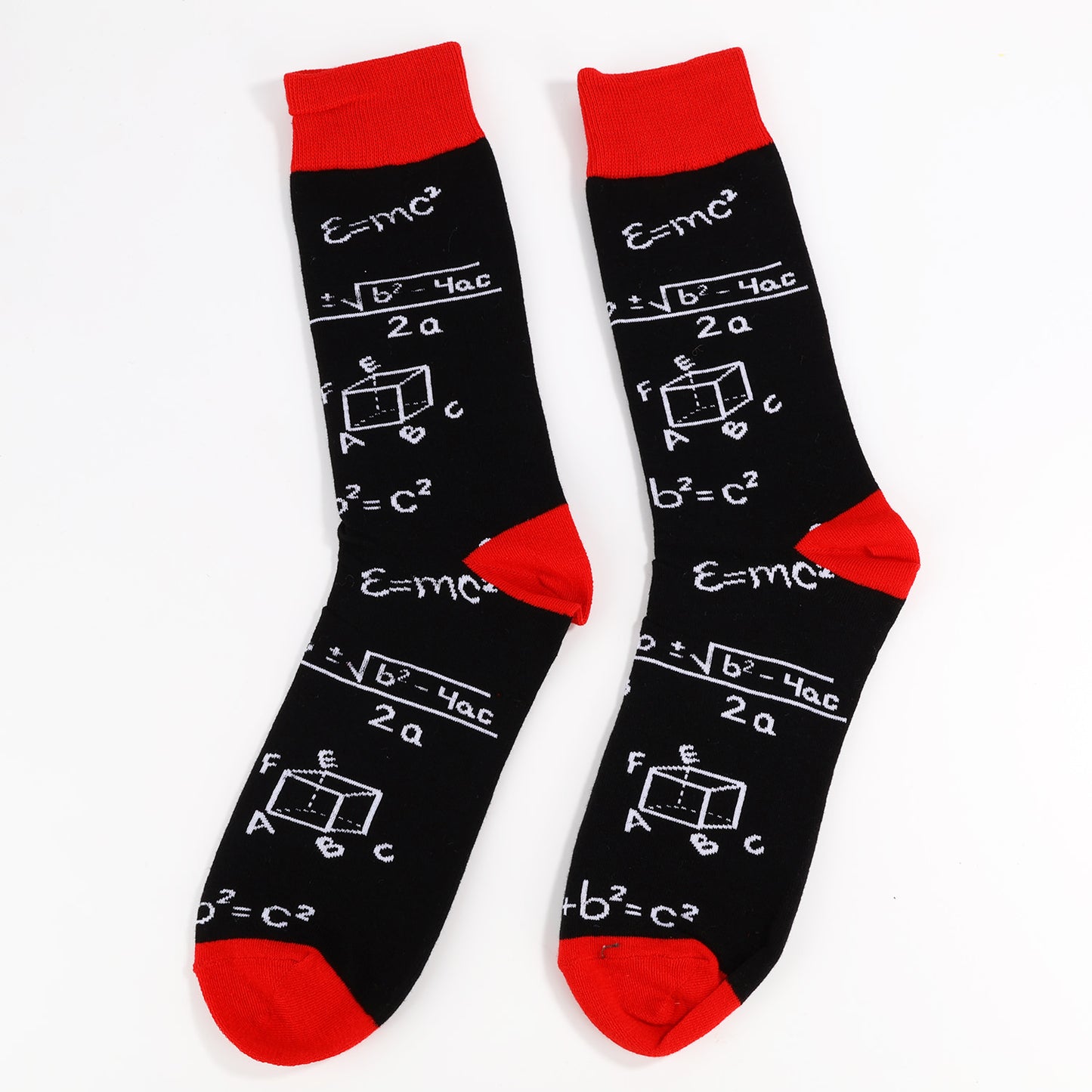 Black Math Equation Socks-2