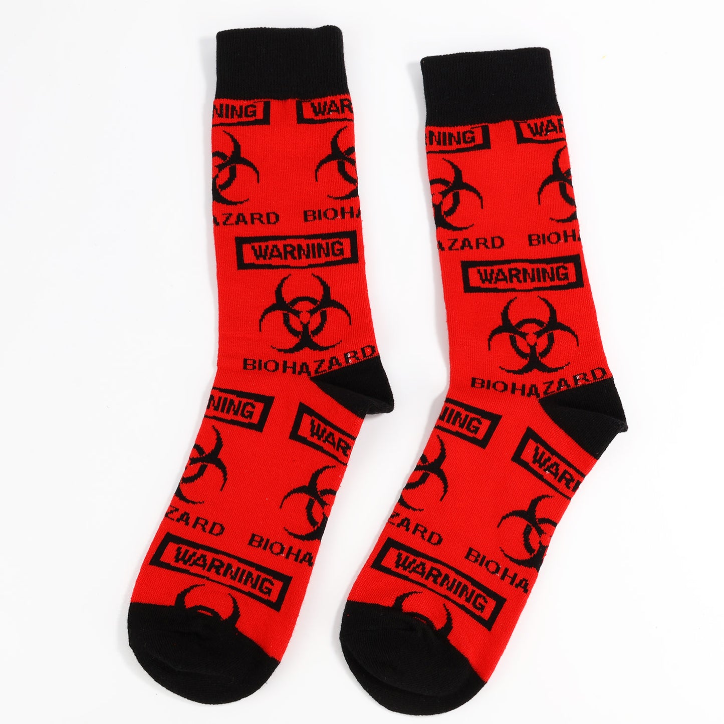 WARNING Biohazard Socks-2