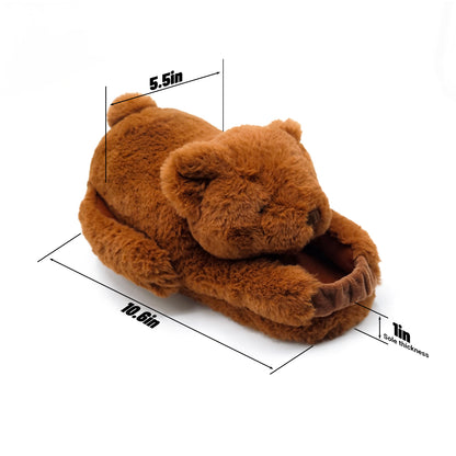 Bear slippers size