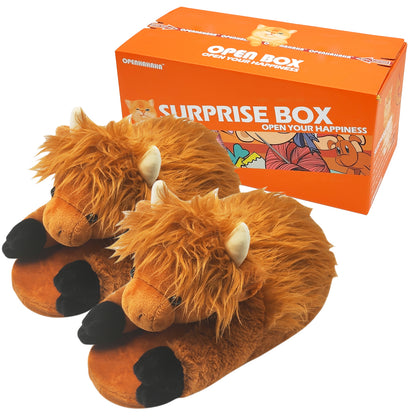 Packaging of yak slippers