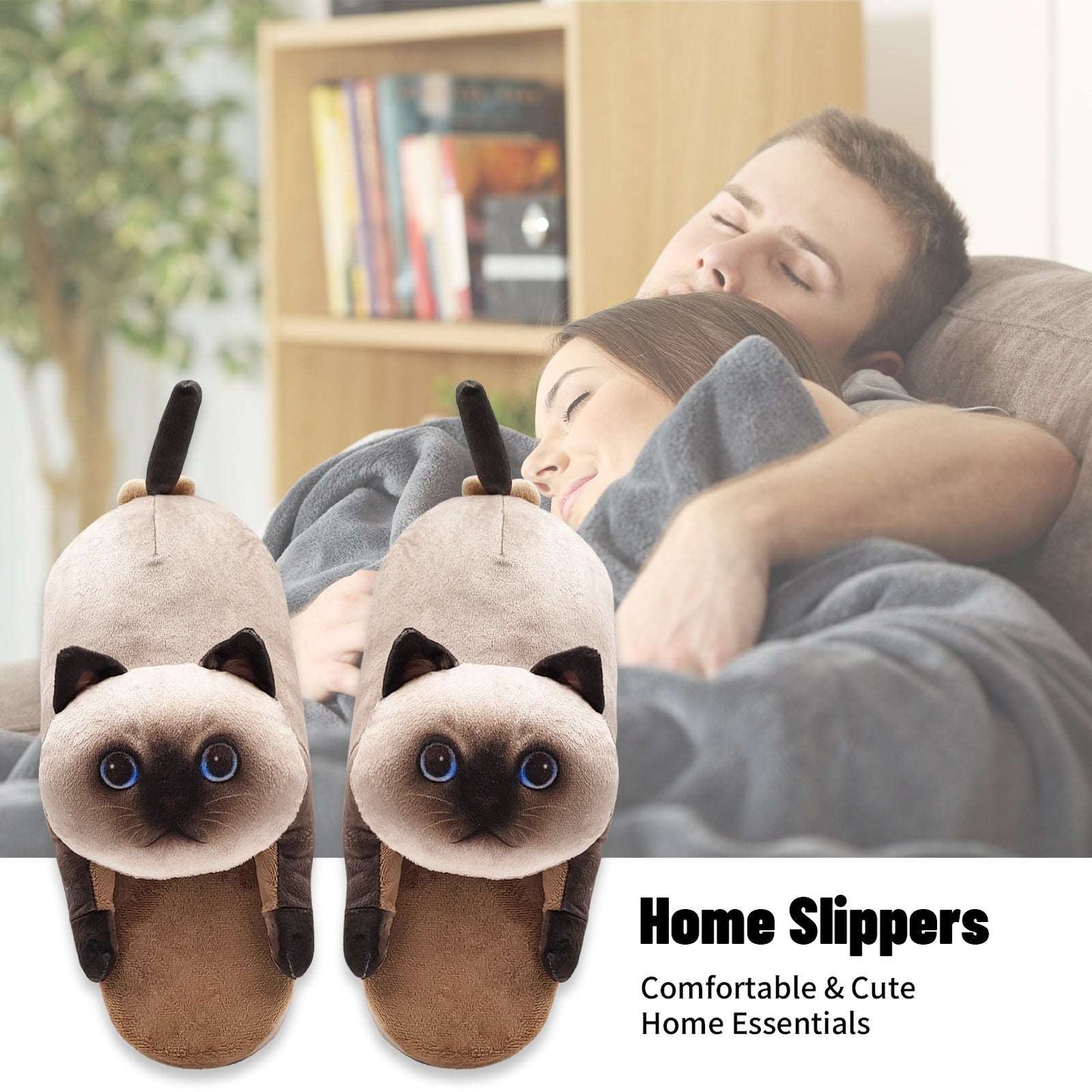 Siamese Cat Slippers