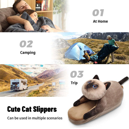 Siamese Cat Slippers