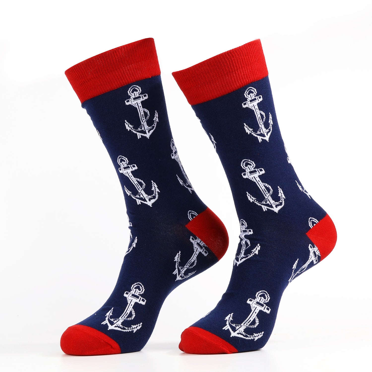 Anchor Socks | Blue Novelty Crew Stocking Stuffer