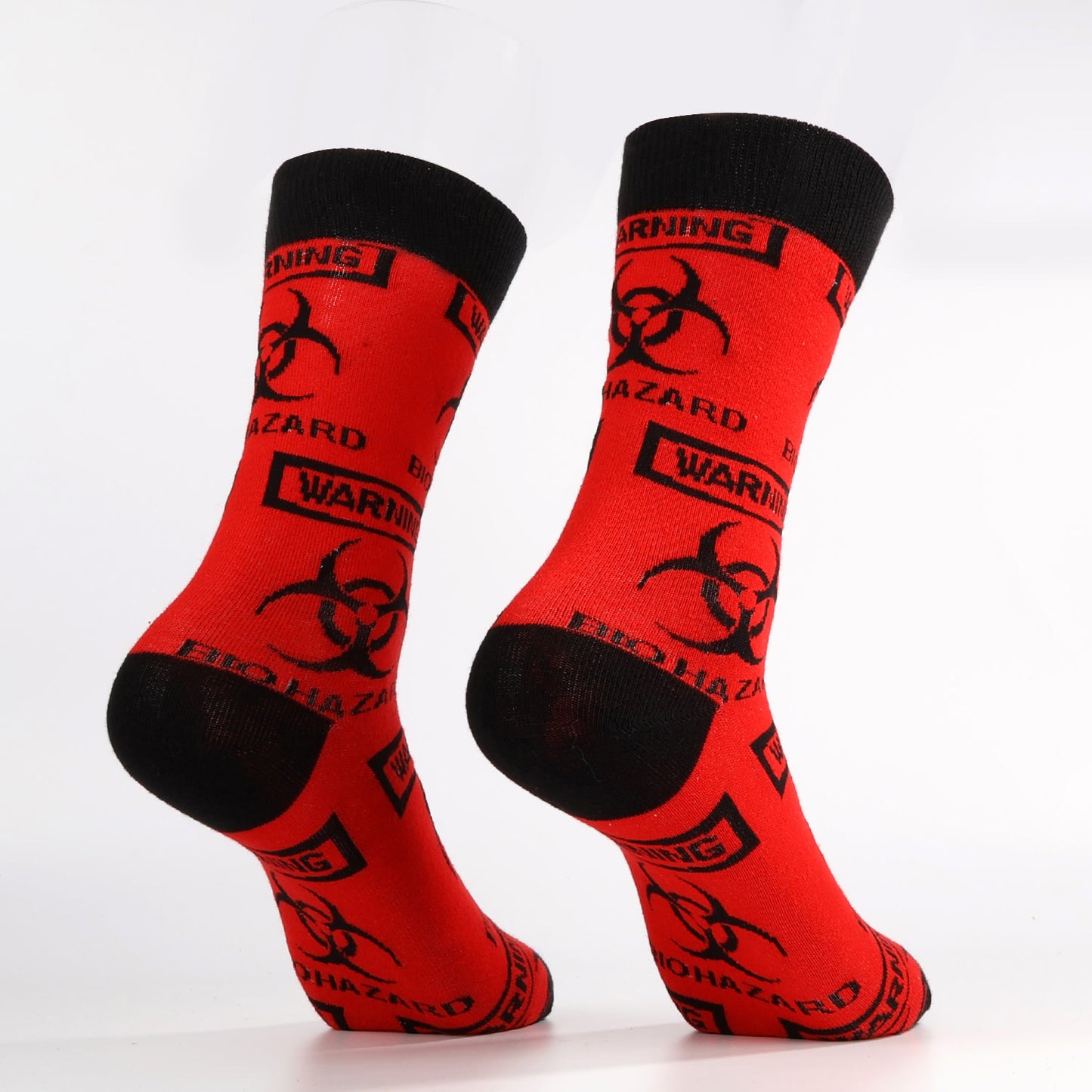 WARNING Biohazard Socks-1