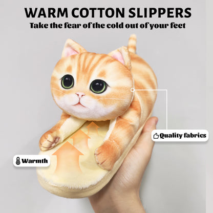 Children's cat slippers