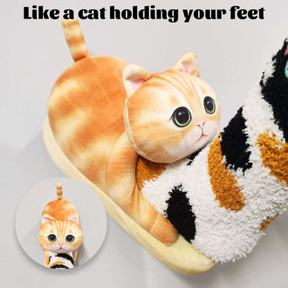 Children's cat slippers