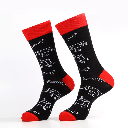 Black Math Equation Socks | Funny socks for men and women