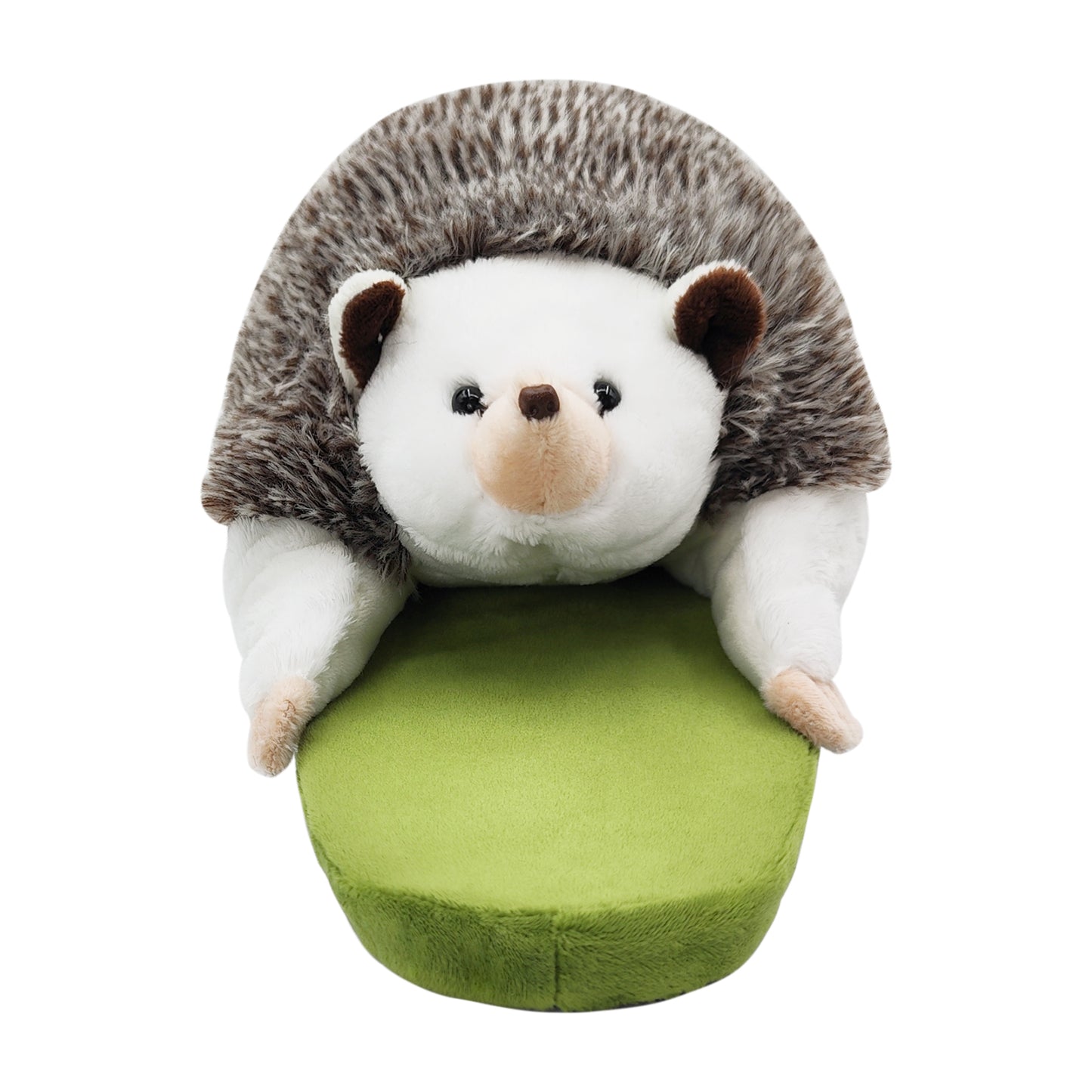 Cute hedgehog slipper face