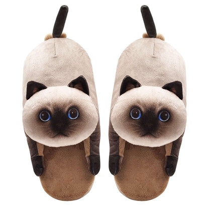 Siamese Cat Slippers