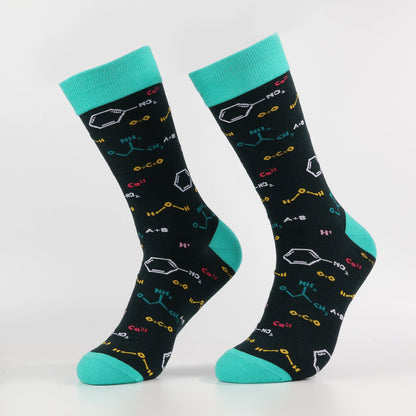 Crazy Chemistry Symbol Socks-1