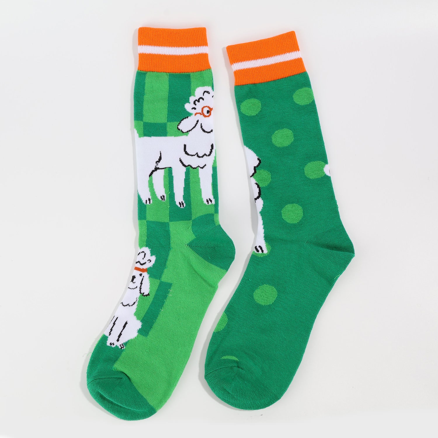 Alpaca Green Socks-3