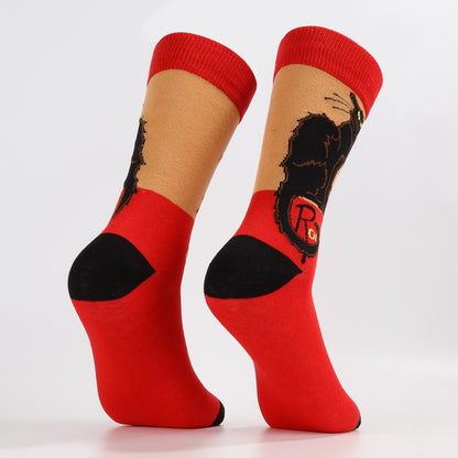 Artistic Cat Socks-2