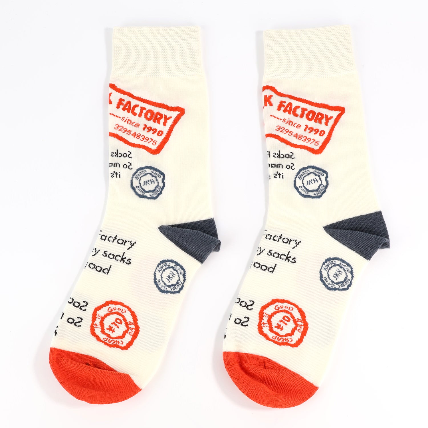 Beige Coin Socks-3