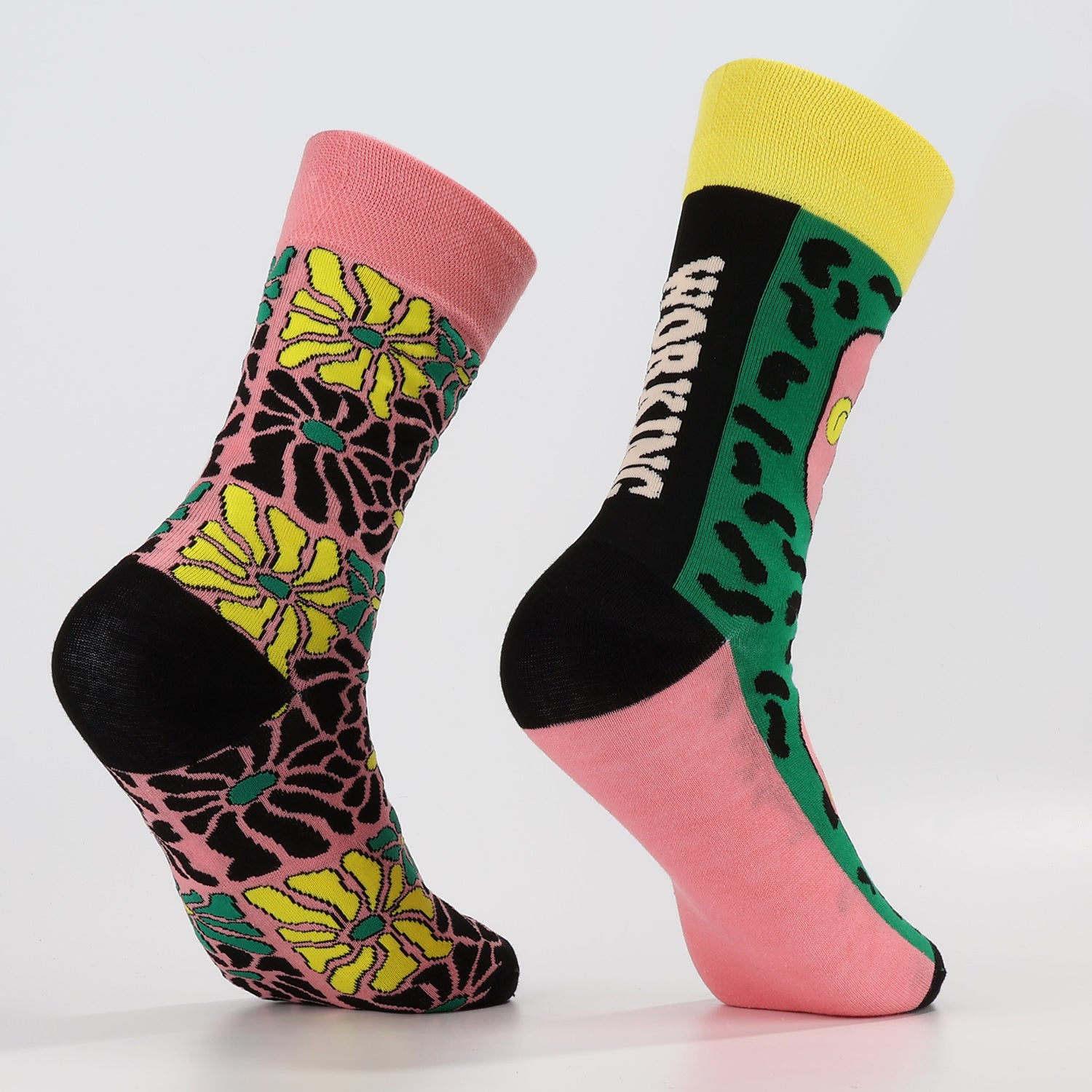 Bright Blooming Floral Socks-2