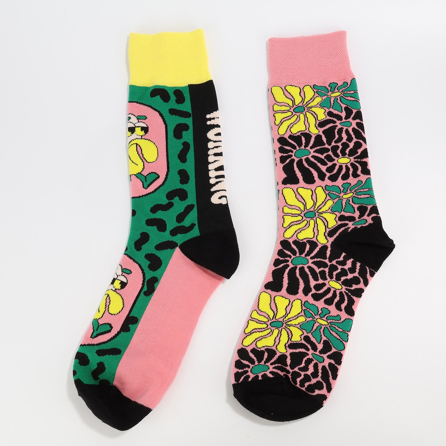 Bright Blooming Floral Socks-3