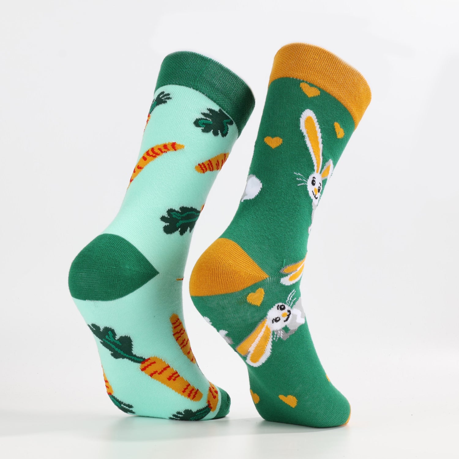 Bunny Carrot Socks | Cute Crew Socks For Women