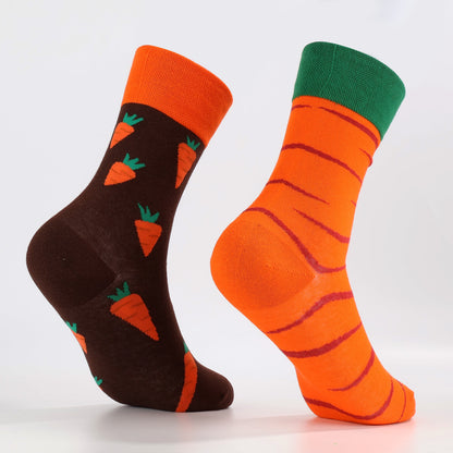 Carrot Stripes Socks-2