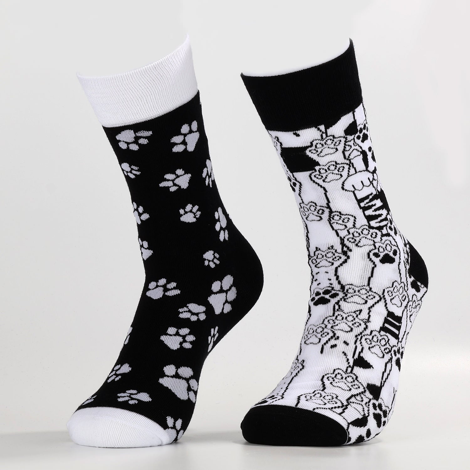 Cat's Claw Socks | Cute Kitten Paw Crew Socks