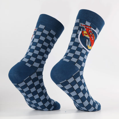 Checkered Flag Racer Socks-2