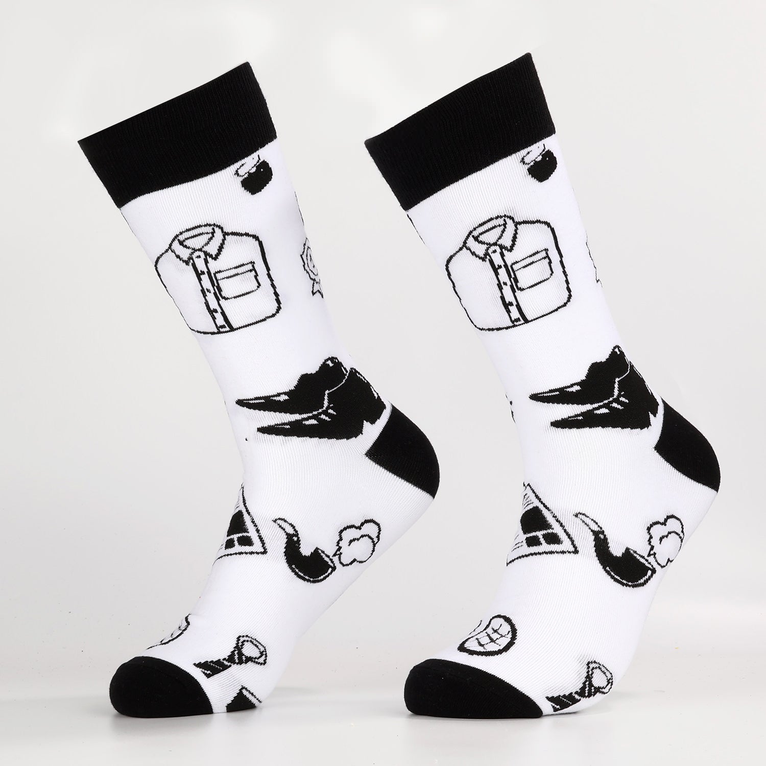 Classic Charm Socks | Novelty Crew Socks For Men