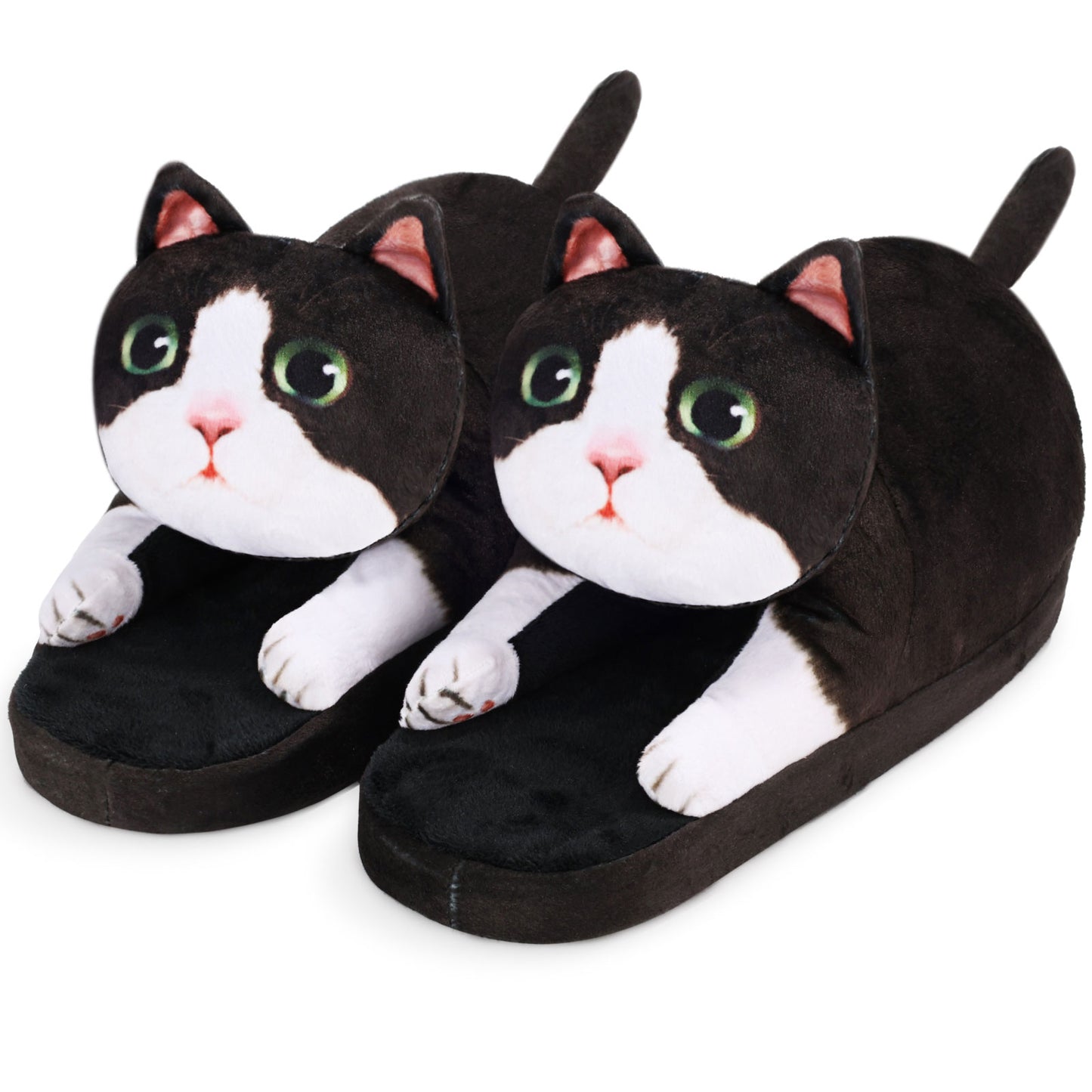 Plush Cat Slippers, A Gift for Cat Lovers