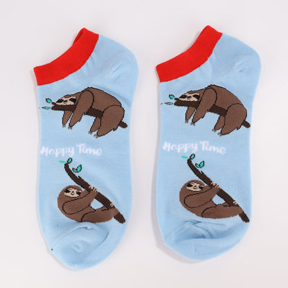 Cozy Sloth Socks-3