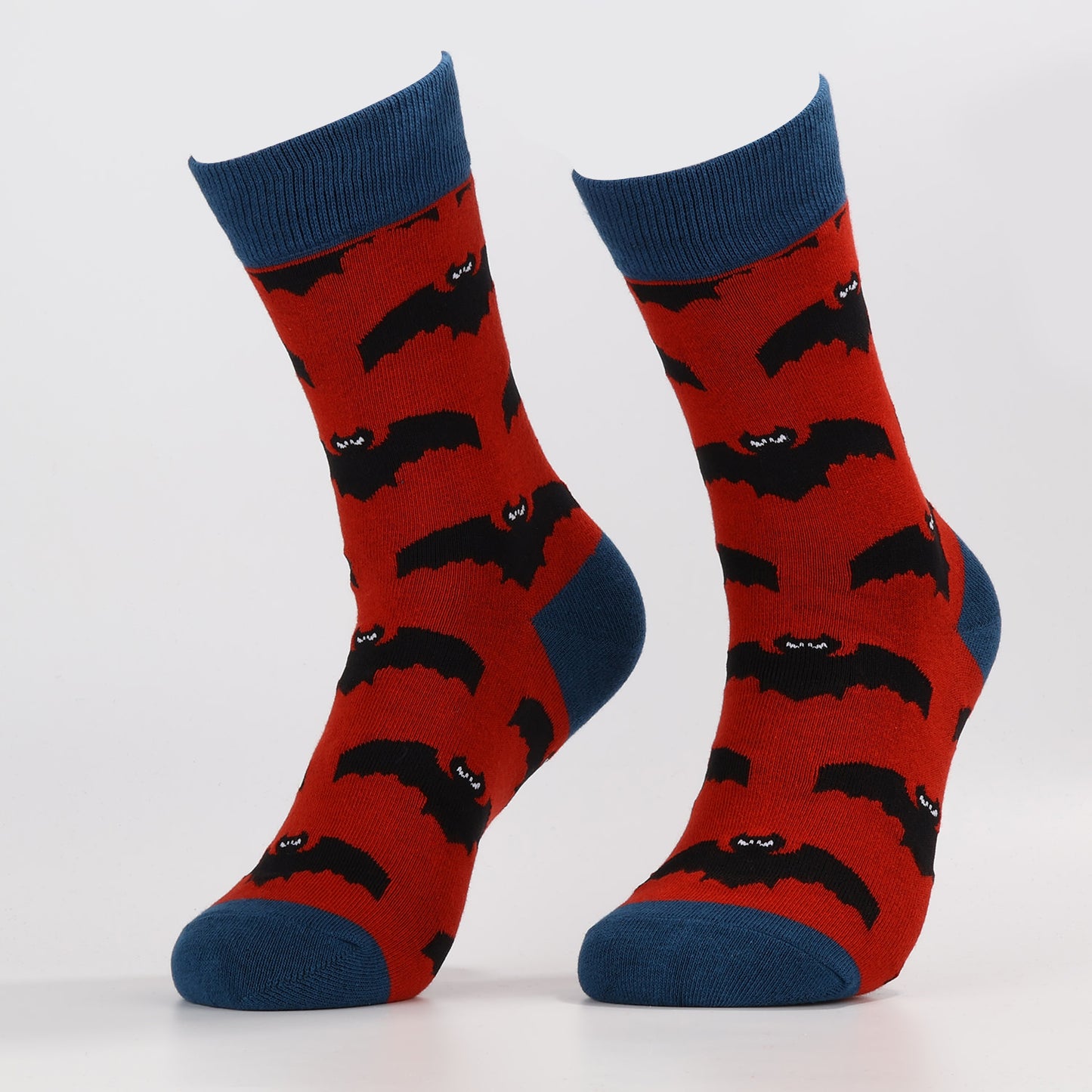 Crimson Bat Echo Socks | Funny Animal Socks