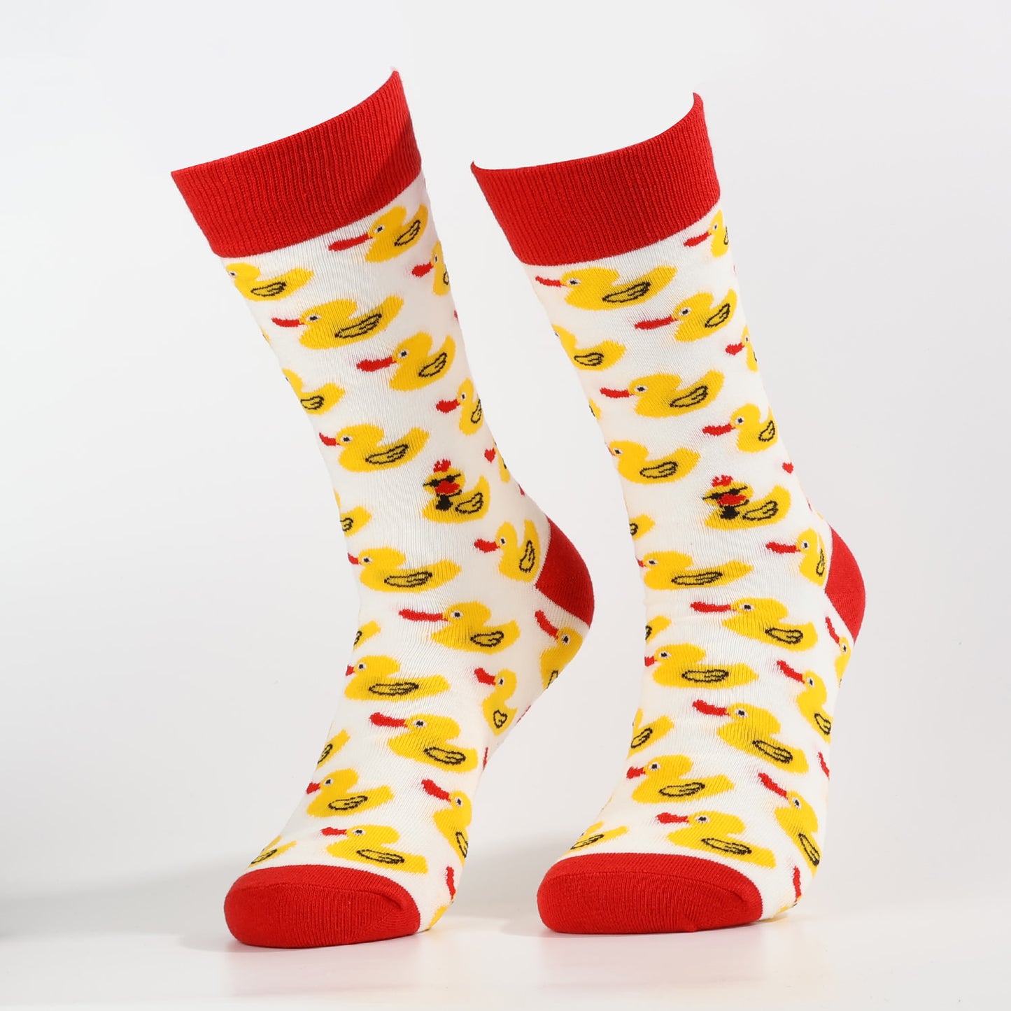 Duckie Delight Socks | Fun  Crew Socks For Women