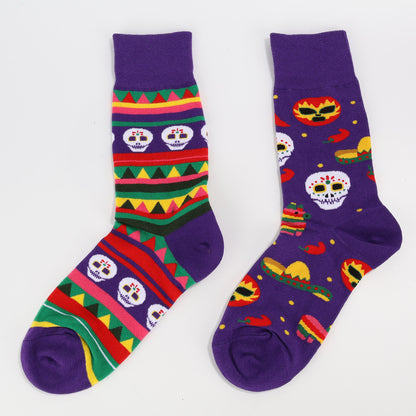 Fiesta Skulls Socks-3