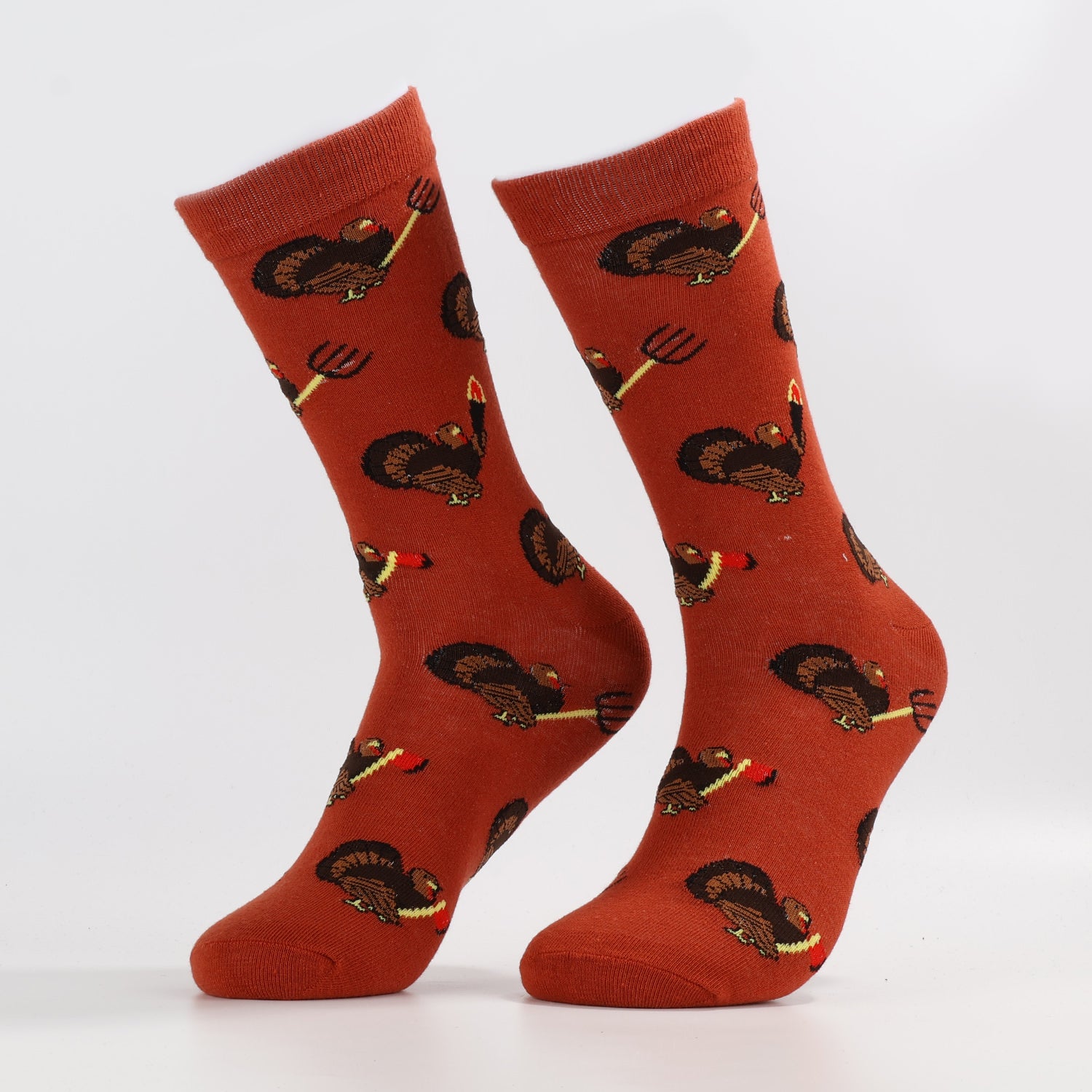 Fighting Chicken Socks | Cute Animal Chicken Crew Socks