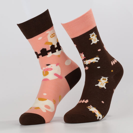 Funny Pig Socks | Cute Animal Crew Socks