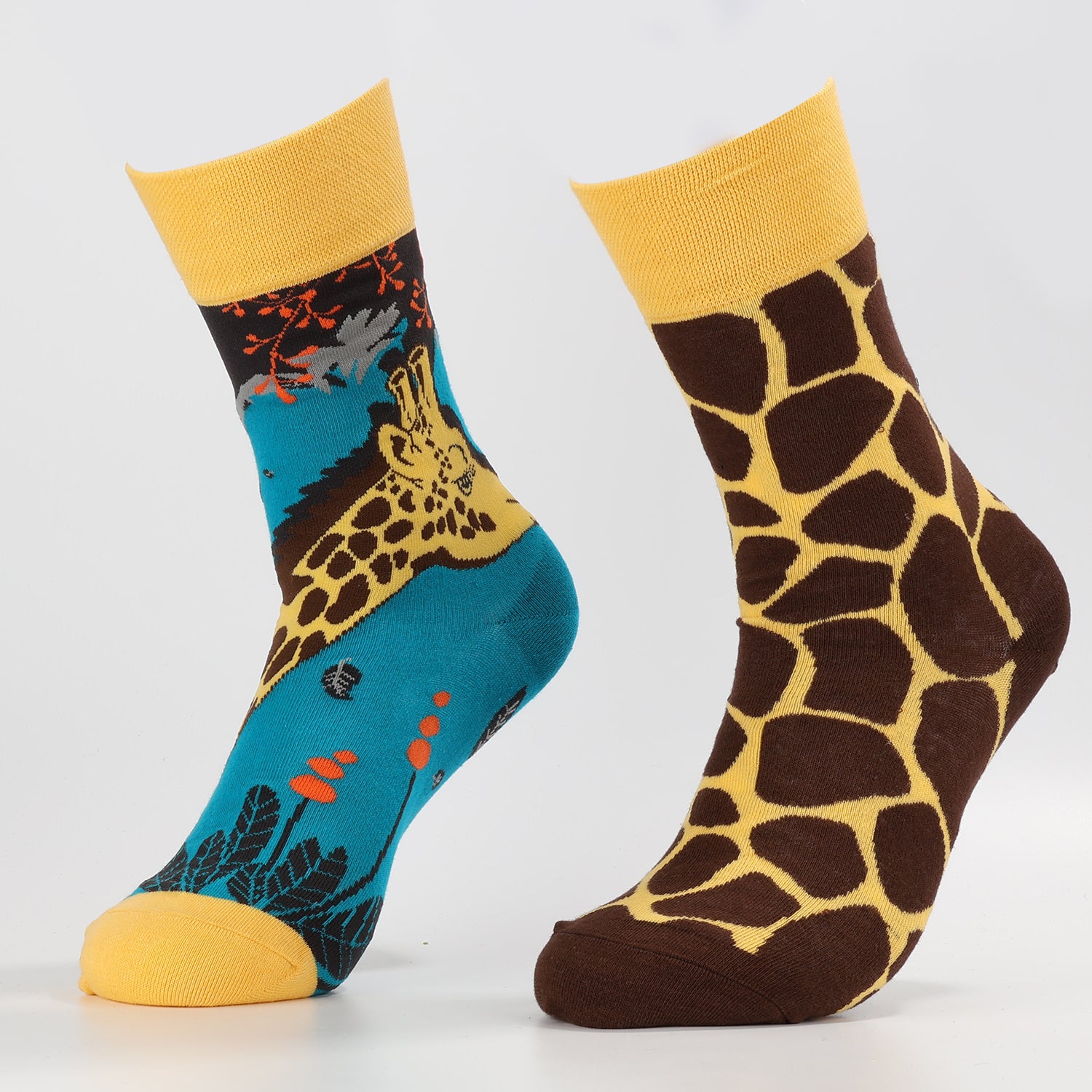 Giraffe Gait Socks | Funny Animal Socks for Women