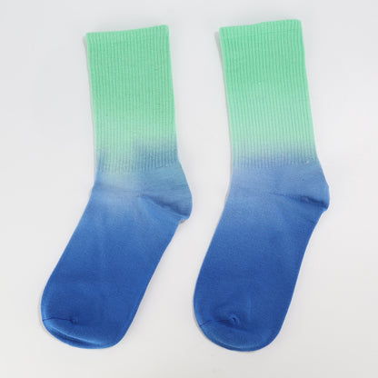 Green To Blue Socks-3