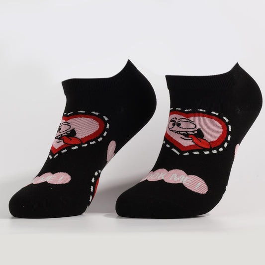 Happy Hearts Socks | Cute Ankle Socks For Women