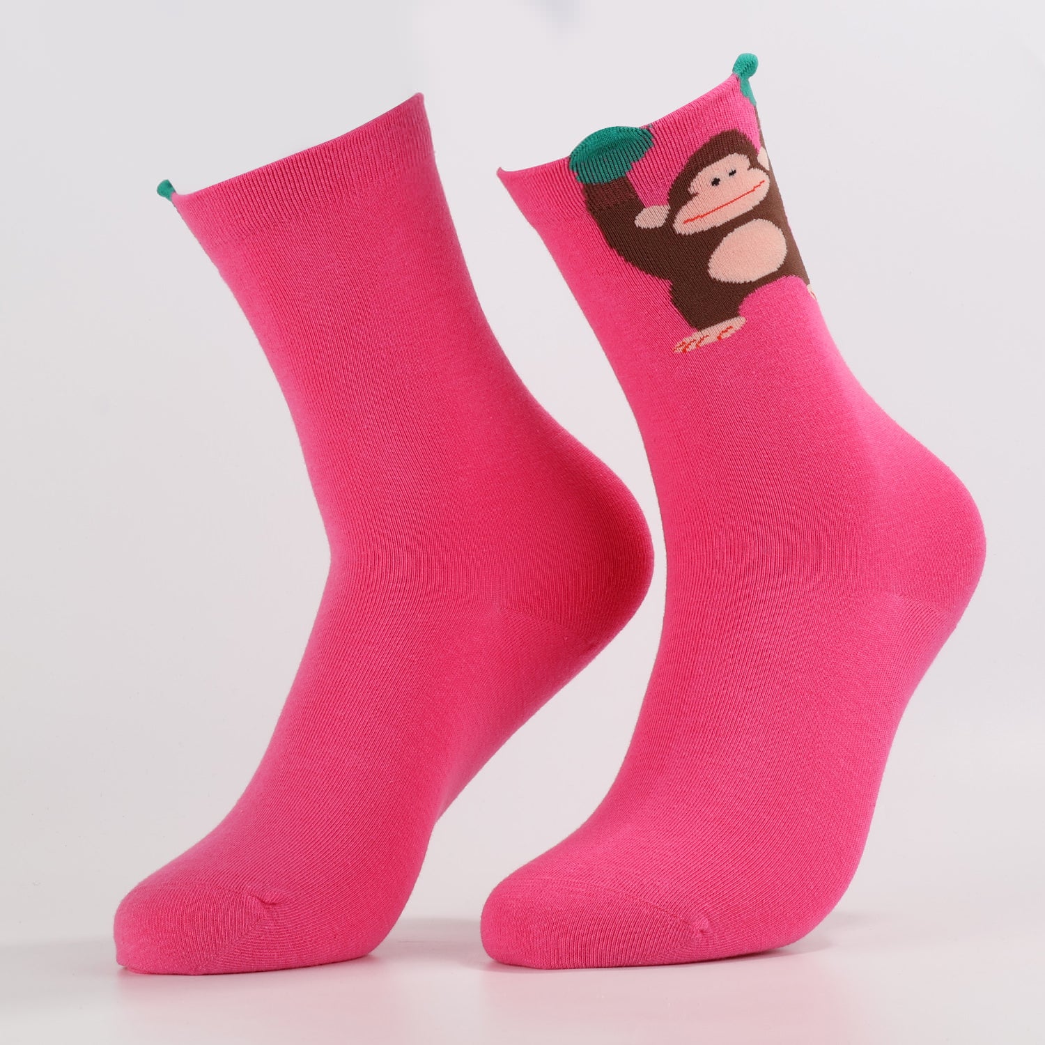 Happy Monkey Socks | Funny Crew Socks For Women – Openhahaha