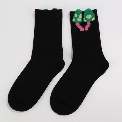 Happy Mushroom Socks-3