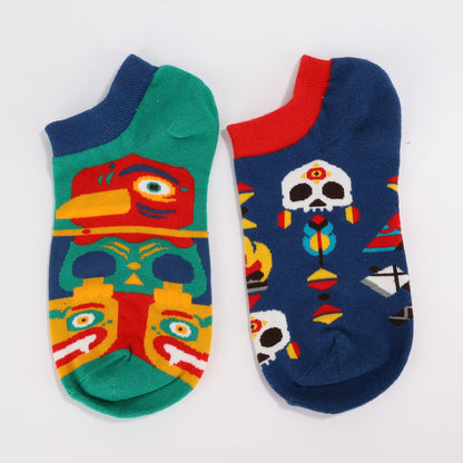 Happy Skull Socks-3