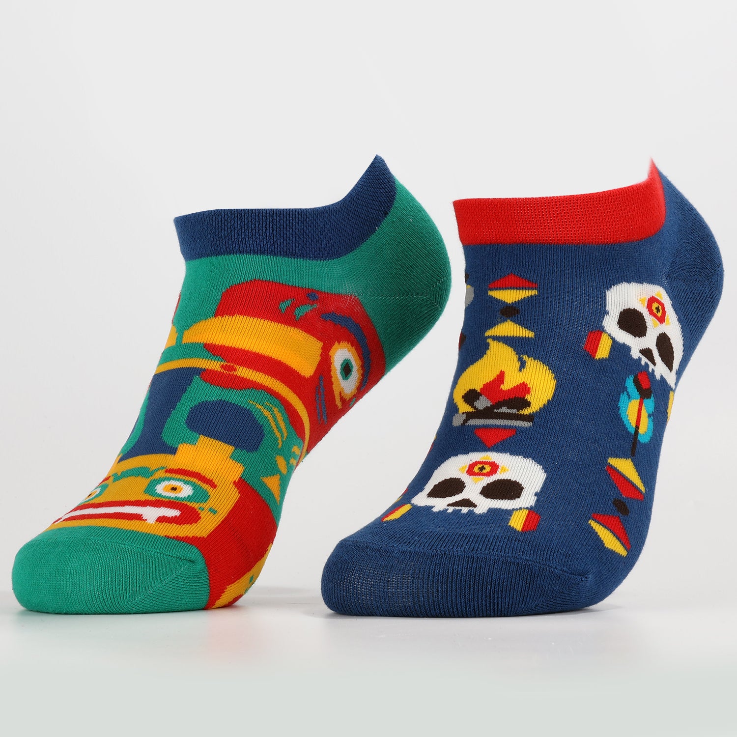 Happy Skull Socks | Novelty Dia de los Muertos Socks