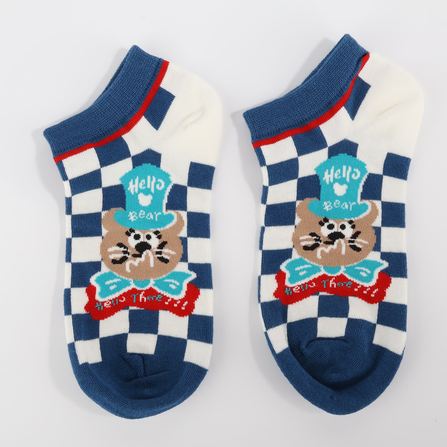 Hello There Bear Socks-3