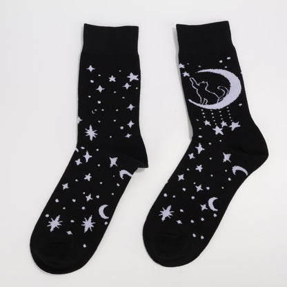 Moon Kitten Socks-3