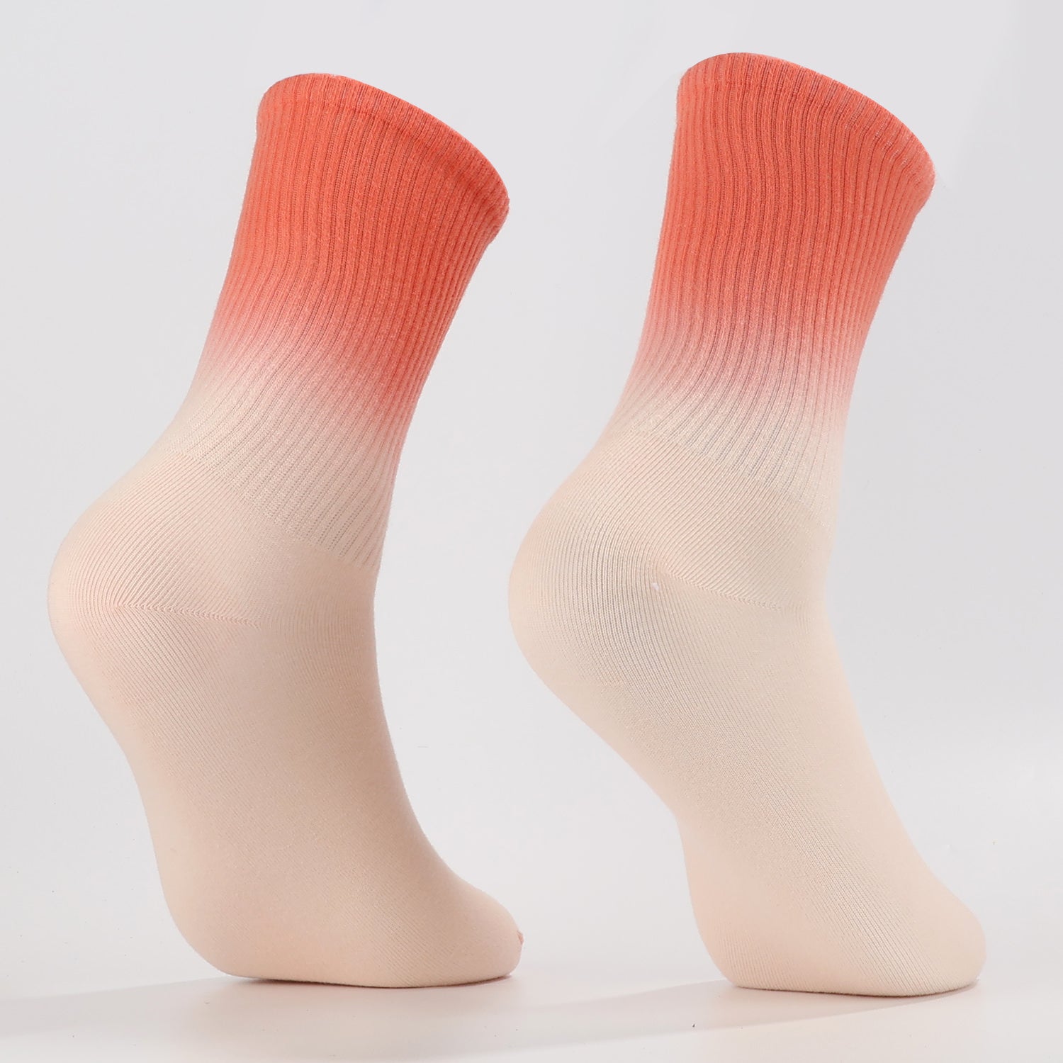 Orange to Pink Socks-2