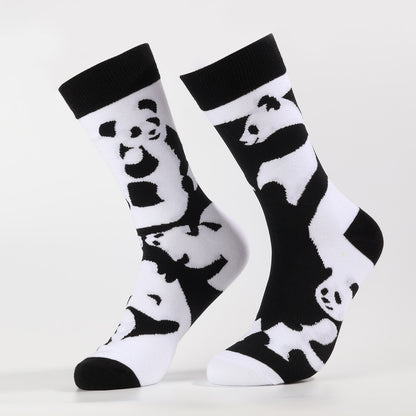 Panda Play Socks | Cute Crew Socks For Women