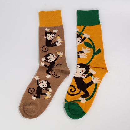 Playful Monkey Socks-3