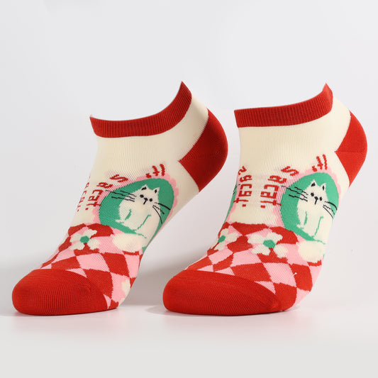 Playful Paws Socks | Fun Ankle Socks For Women
